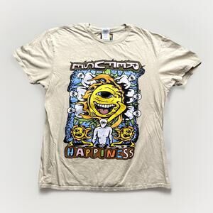 Teen Hearts Shirt Large Refuse Happiness Modern Graphic Cartoon Band Abstract